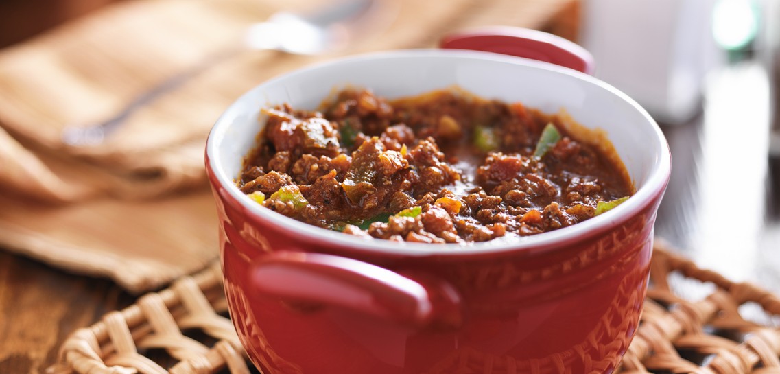 Texas-Style Chili with Ground Pork & Beef