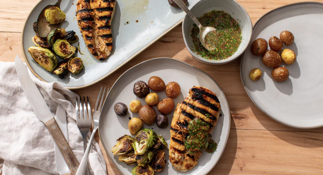 Sweet Tangy Dijon Vinaigrette Chargrilled Chicken – Grass Roots