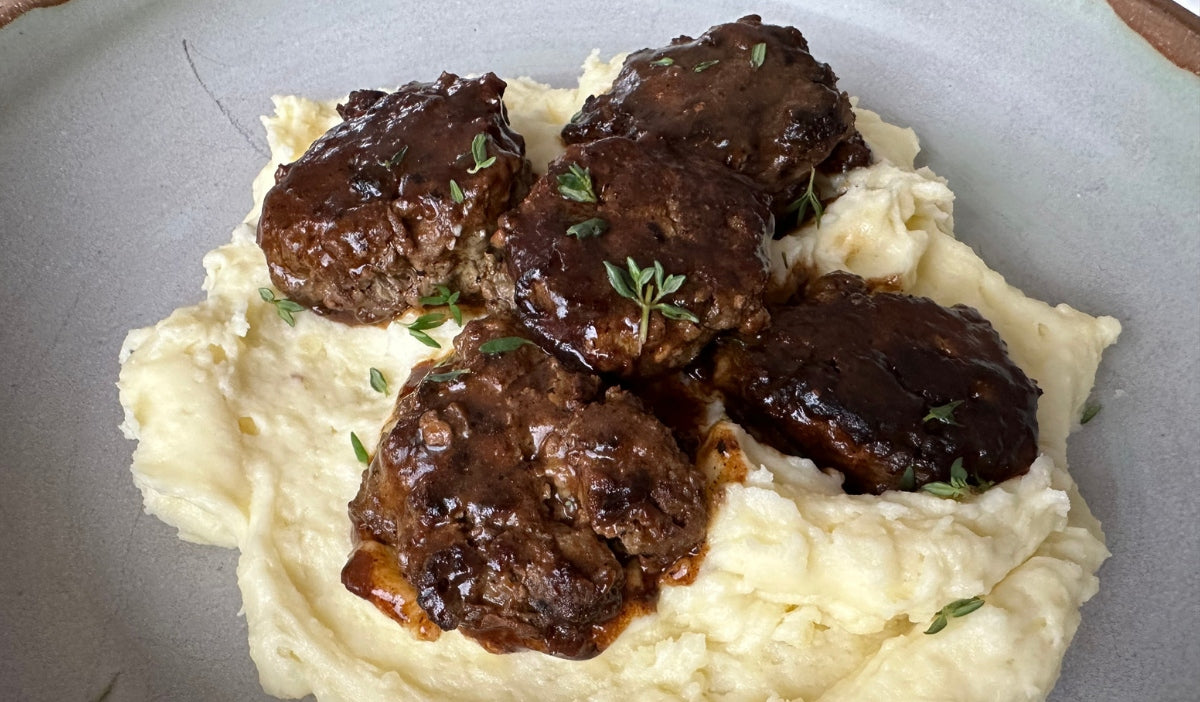 Beef Liver and Onion Meatballs