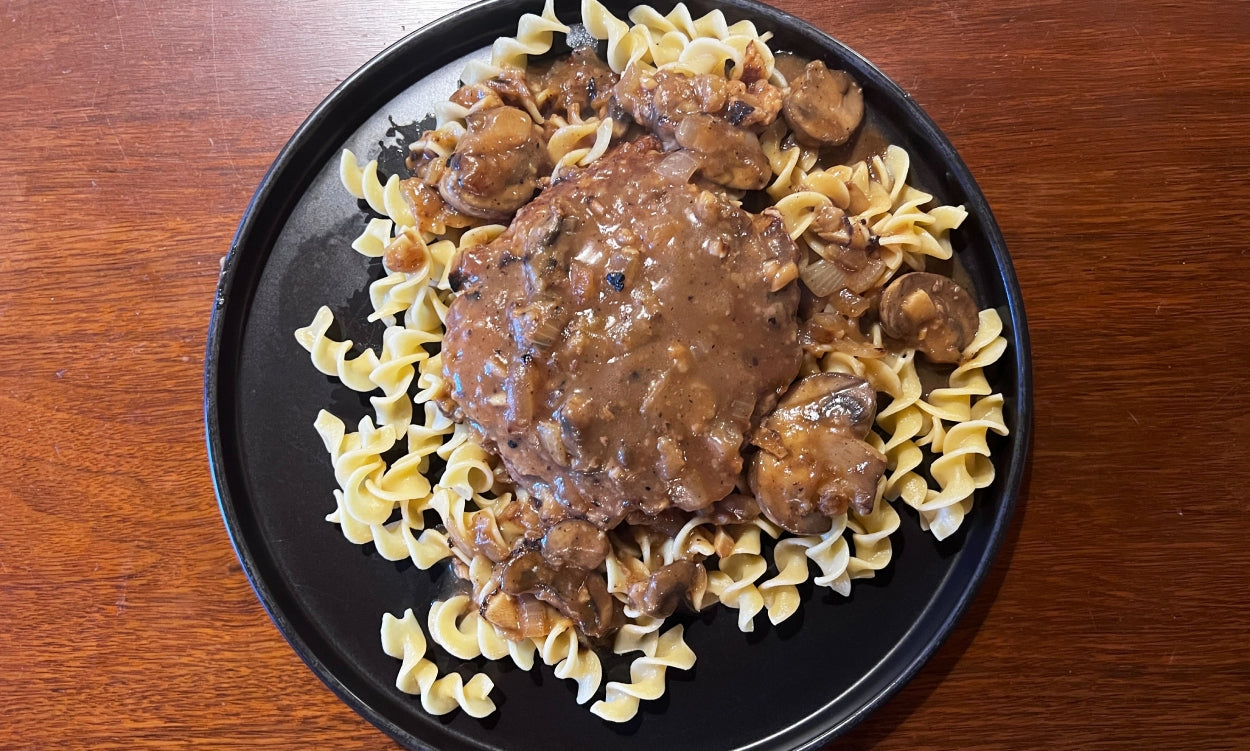 Simple Single-Sided Salisbury Steak