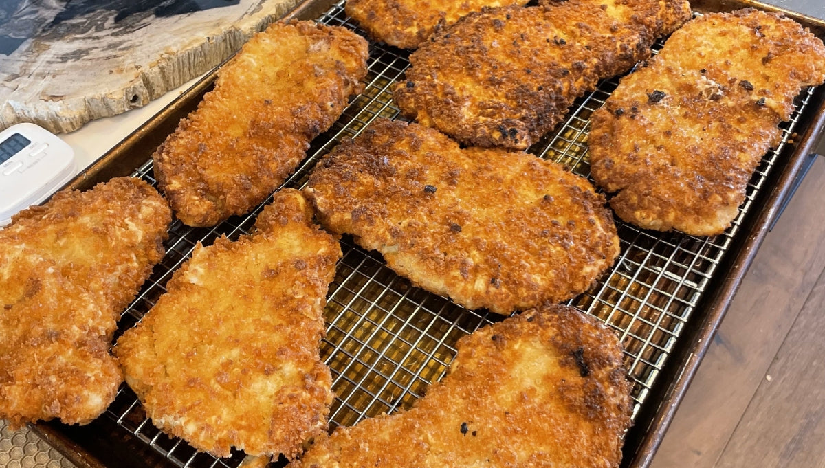 Pork Sirloin Chops Schnitzel