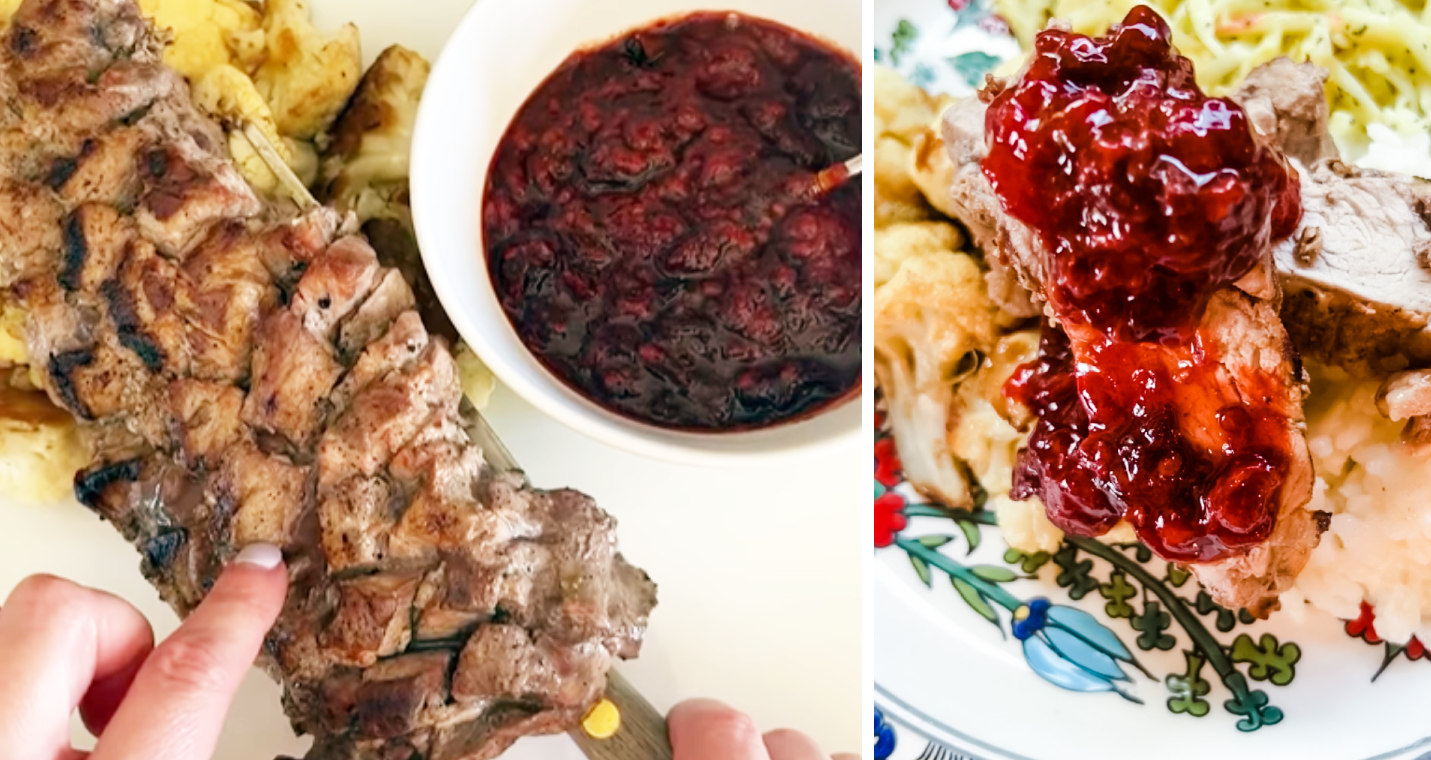 Strawberry Chipotle Pork Tenderloin