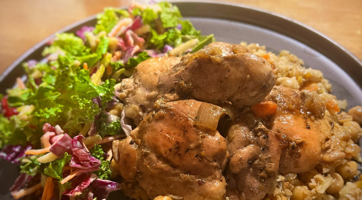 Chicken Tagine with Cauliflower Rice