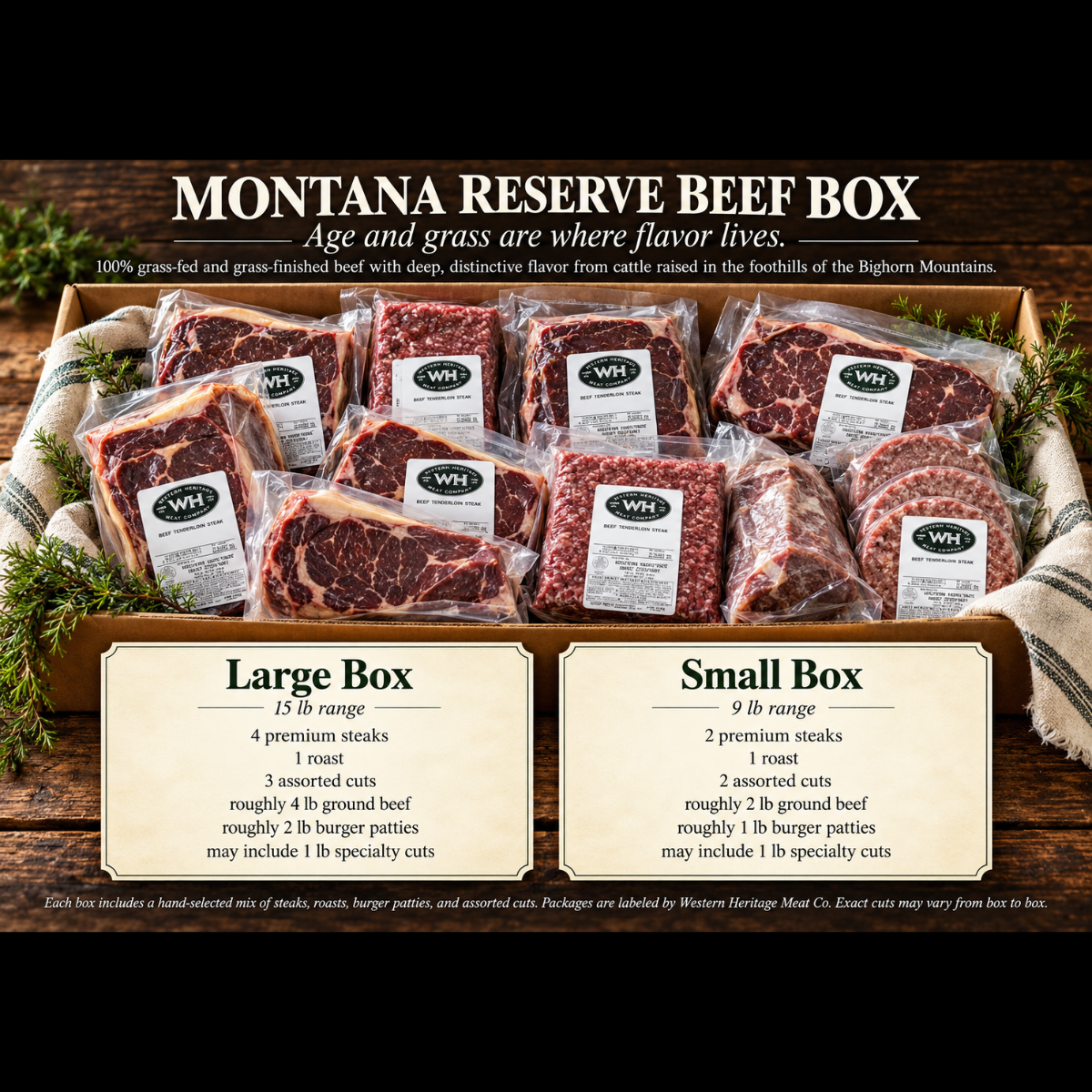 The Montana Reserve Beef Box