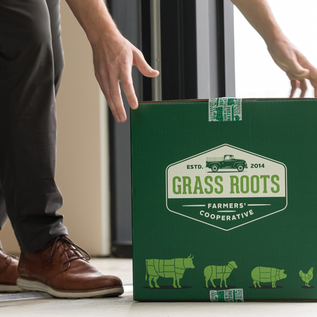 Grass Roots Farmers' Co-op We want to help make stocking up your freezer for everyday meals easier so we put together a carefully curated box of our nutritious pasture-raised beef, pork, and chicken that will give you plenty of cooking inspiration for the weeks ahead.